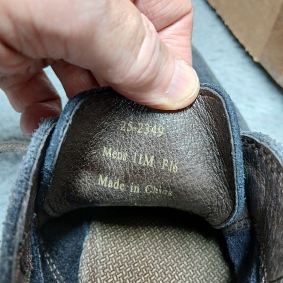 Johnston & Murphy Men's Chukka Boots Size 11M Navy Suede Leather Casual - Picture 5 of 7